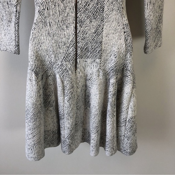 Banana Republic White Black Marled
Knit Drop Waist Ruffle Shift Dress - Picture 6 of 9